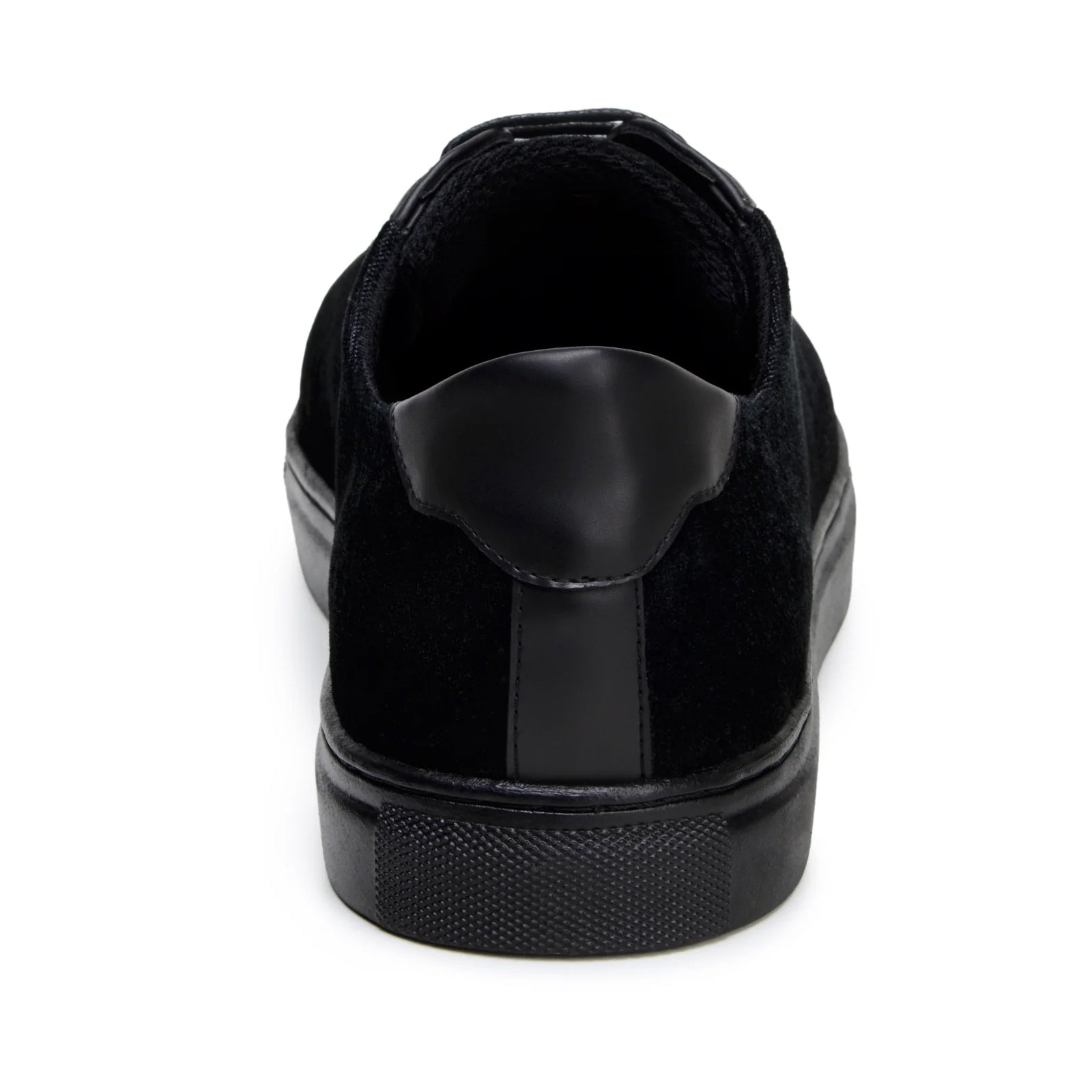 Men’s Belvedere Prince Velvet & Matte Leather Tuxedo Sneaker in Black