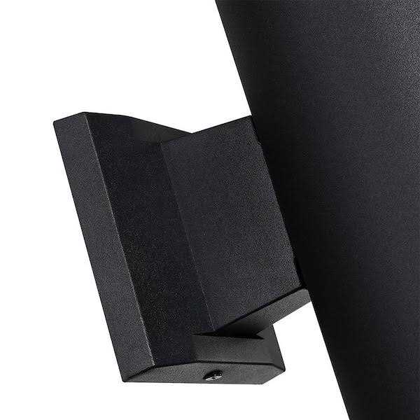 True Fine Marla 11-in Black Integrated Outdoor Wall Light TD60005W