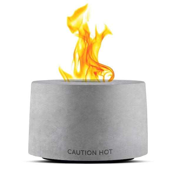 Colsen Portable Indoor Outdoor Concrete Tabletop Fire Pit