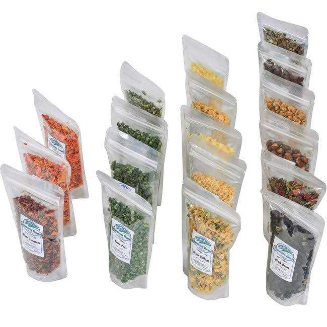 The Backpacking Kit 18Ct Premium Lightweight Meals in 1 Cup Resealable Pouches by Harmony House Foods
