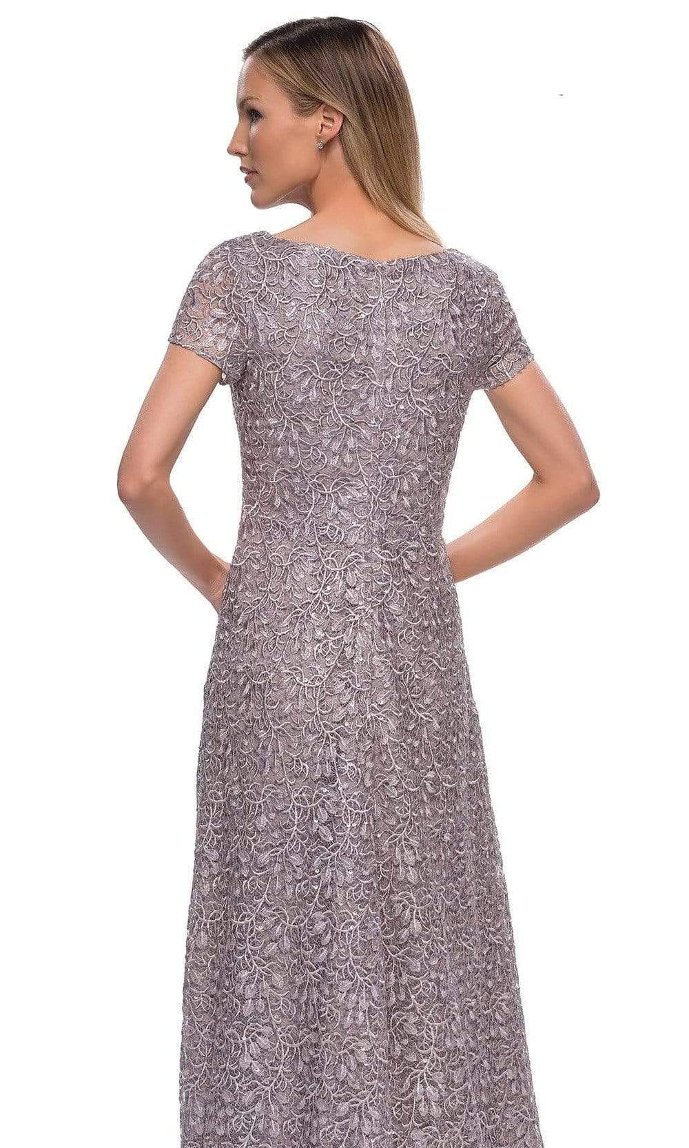 29198 Embroidered Fabric Mother of the Bride A-line Dress