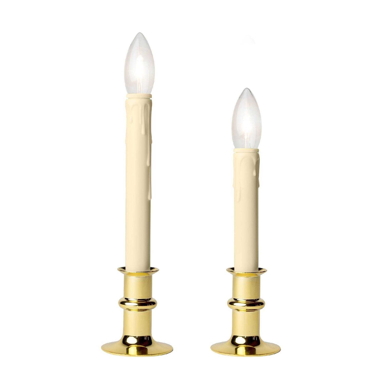 Battery Operated Bi-Directional LED Adjustable Candle 2-pack or 4-pack