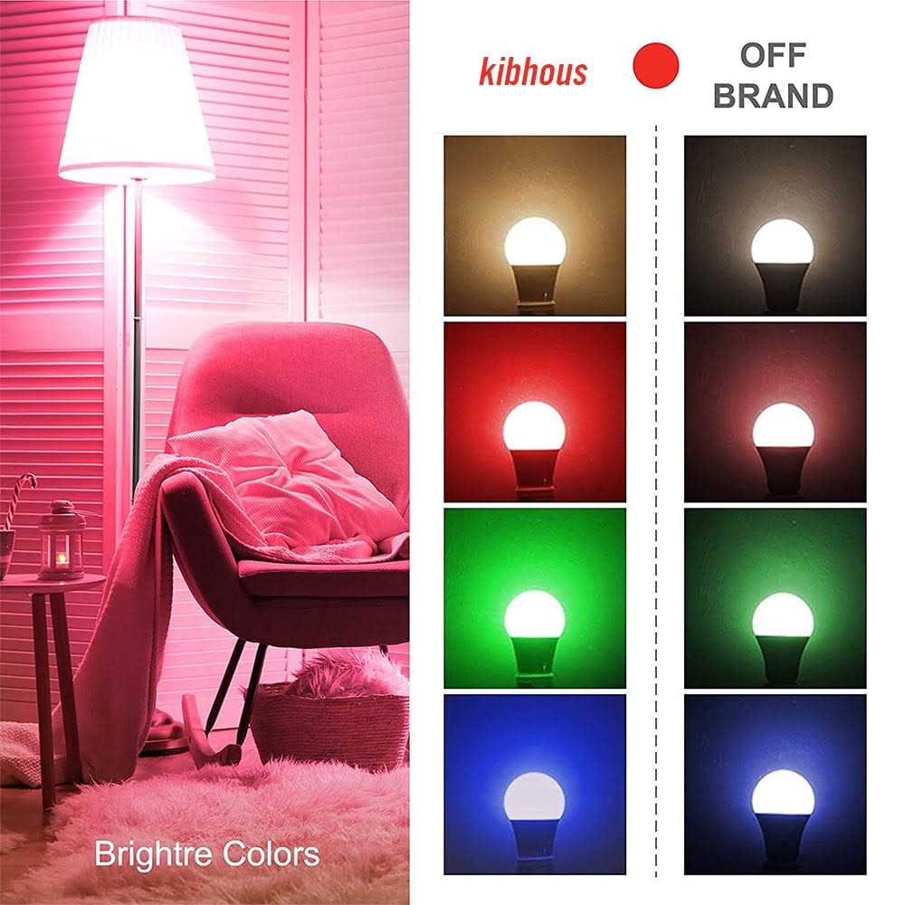 Wi-fi Smart Light Bulbs E26 Color Changing Led Bulb Works with the App
