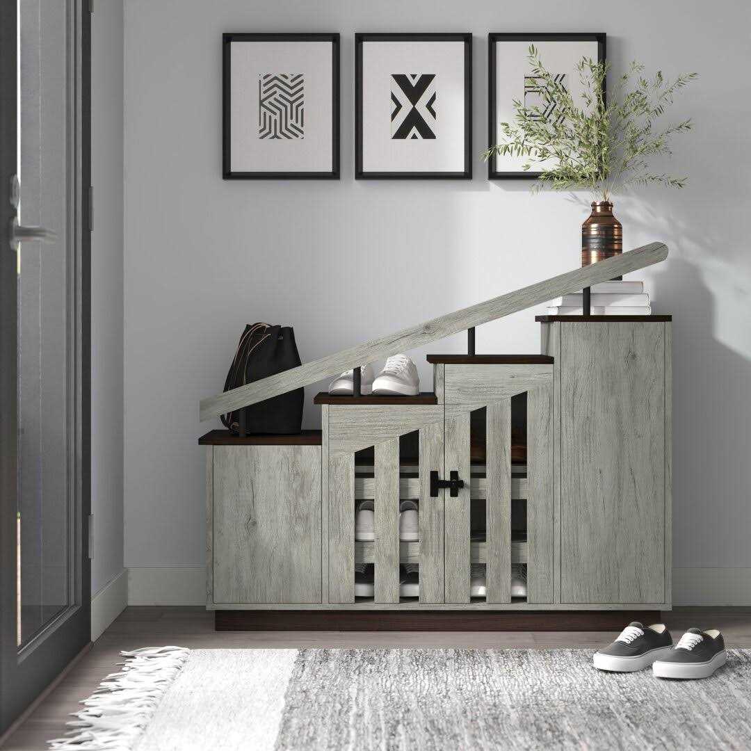 12 Pair Shoe Storage Cabinet Mercury Row