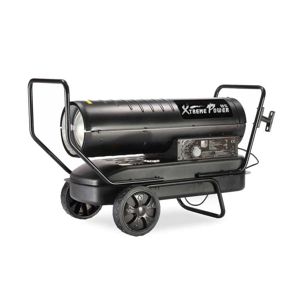 XtremepowerUS 100K BTU Kerosene/Diesel Forced Air Portable Space Heater with Automatic Shutoff and Thermostat
