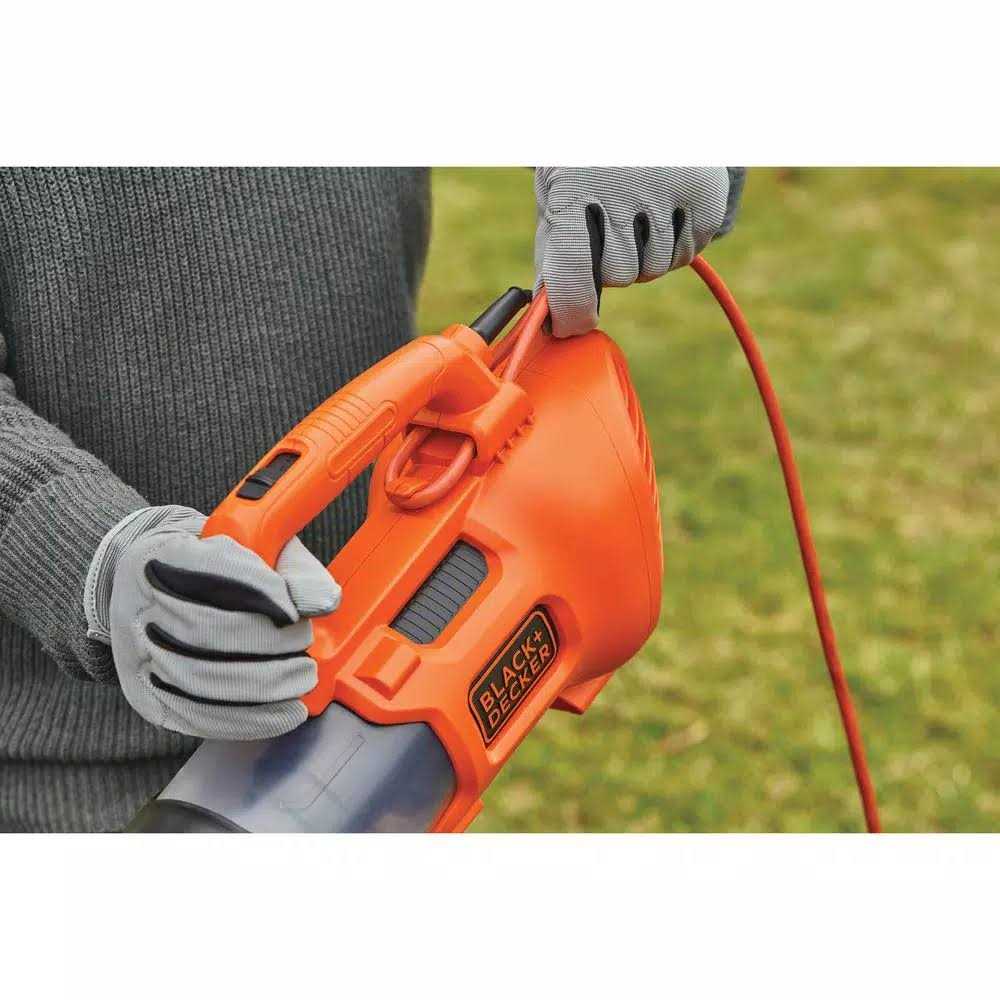 BLACK+DECKER 9 Amp Electric Axial Leaf Blower BEBL750