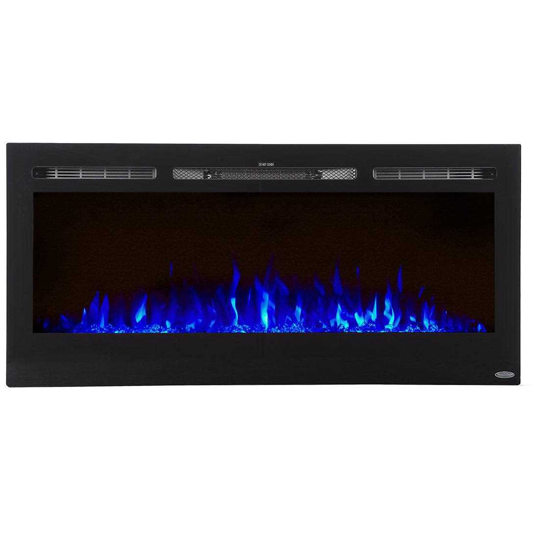 Touchstone Sideline Recessed Electric Fireplace 80028