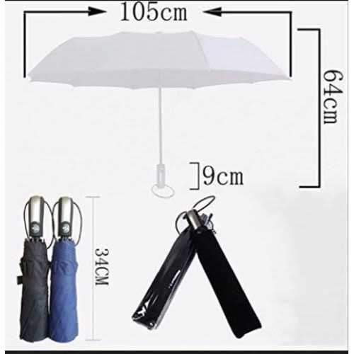 Anntrue Windproof Travel Umbrella Auto Open Close Lightweight Compact Portable Backpack Folding Umbrella Perfect for Car Purse Men and Women