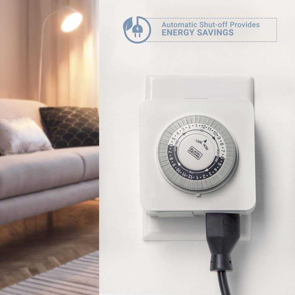 BLACK+DECKER Black + Decker Indoor 2 Grounded Outlets Timer BDXPA0021