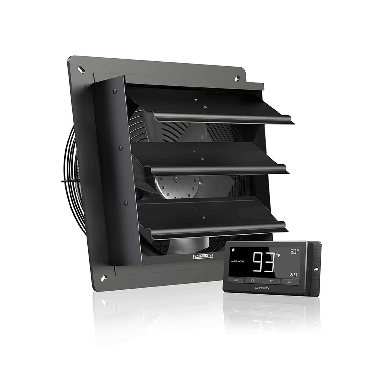 AC Infinity Airlift T10, Shutter Exhaust Ventilation Fan 10, Temperature and Humidity Controller