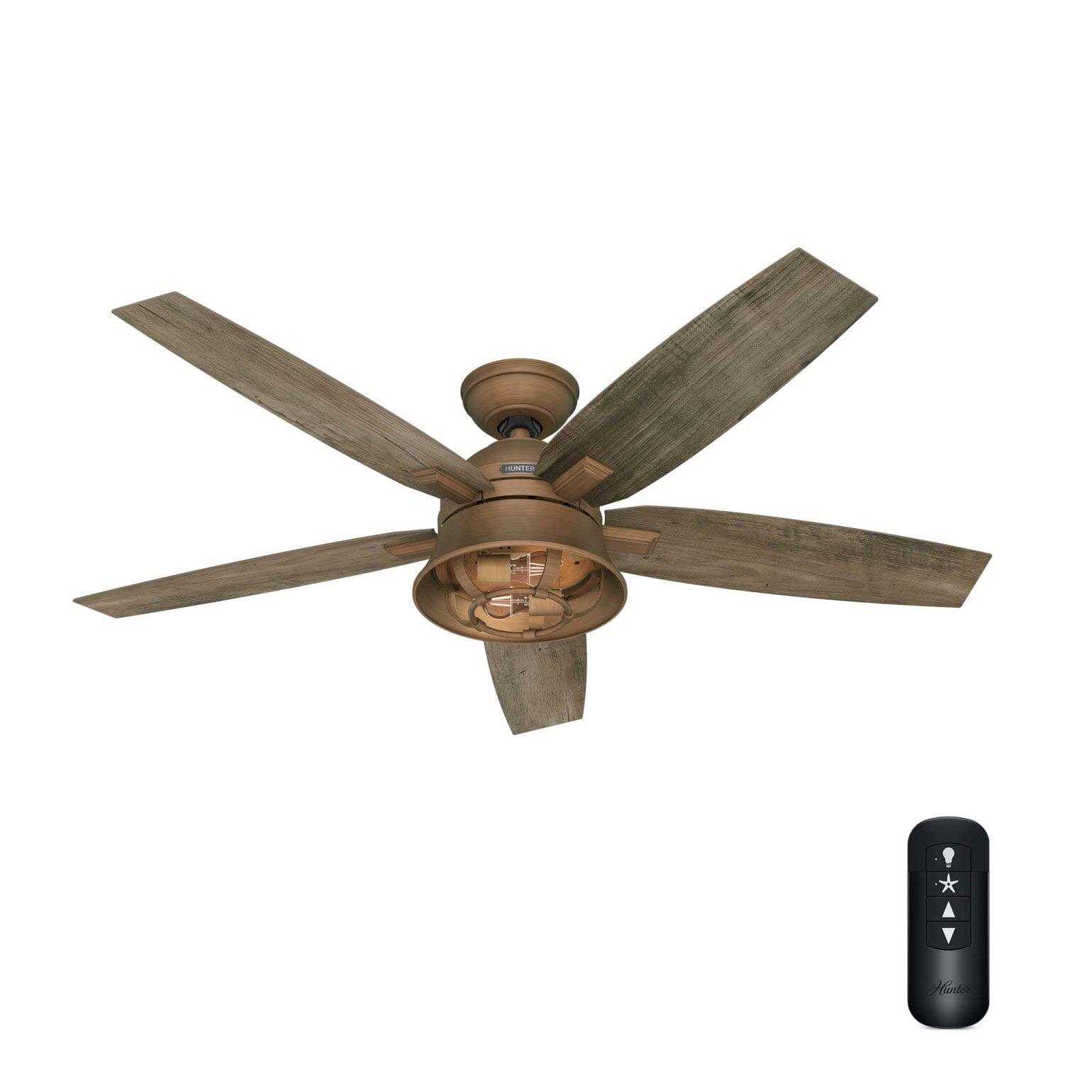 52 Hunter Hampshire Ceiling Fan with LED Light Kit