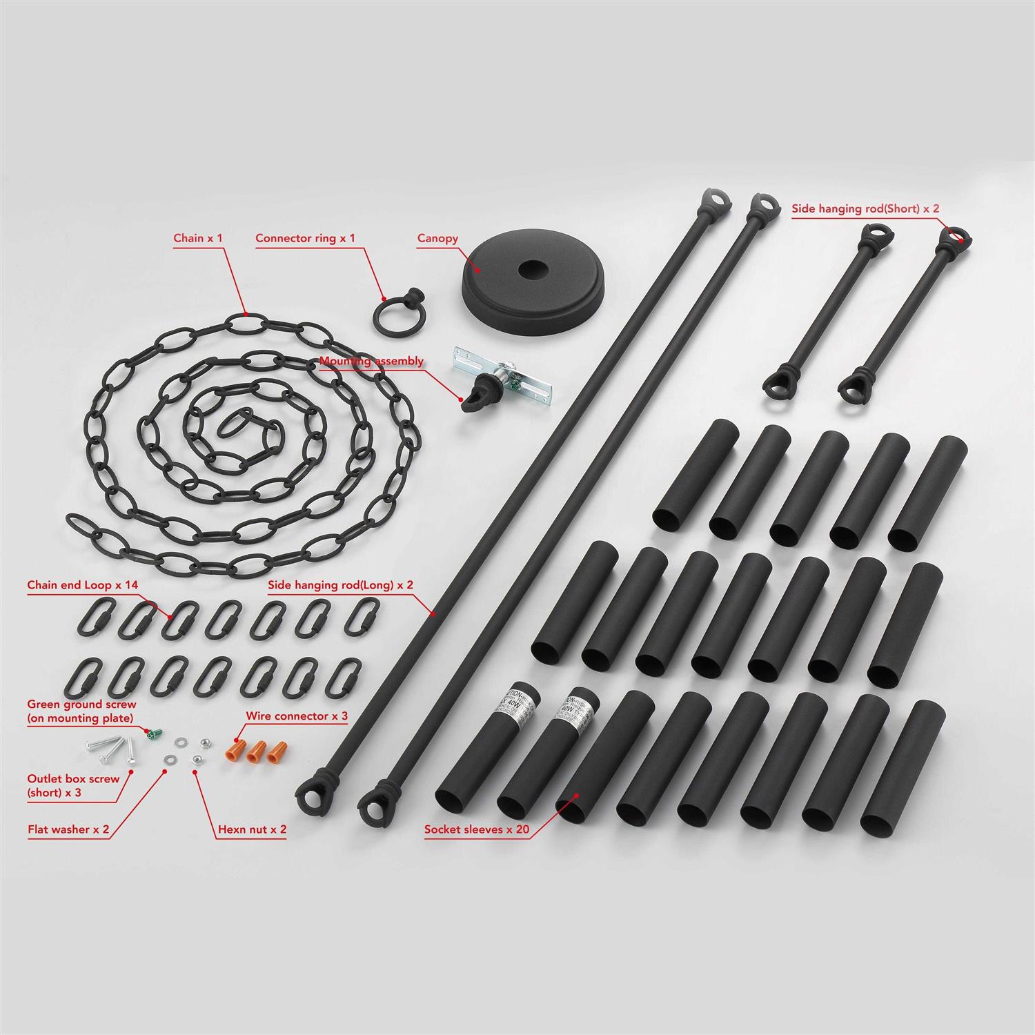 Acroma 20-light Modern Farmhouse 40In Round Wagon Wheel Chandelier