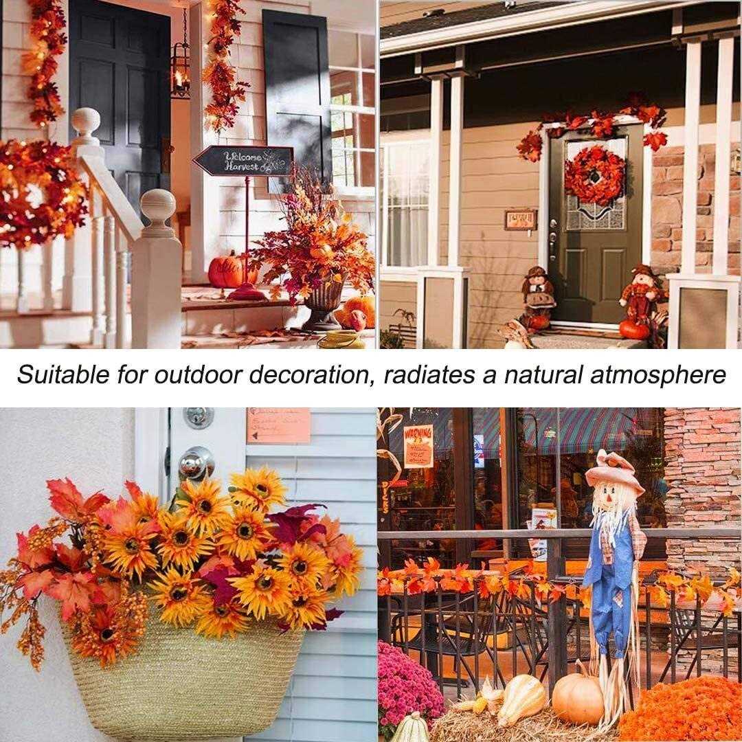 Ainkedin Autumn Decorations Fairy Lights Maple Leaf Light