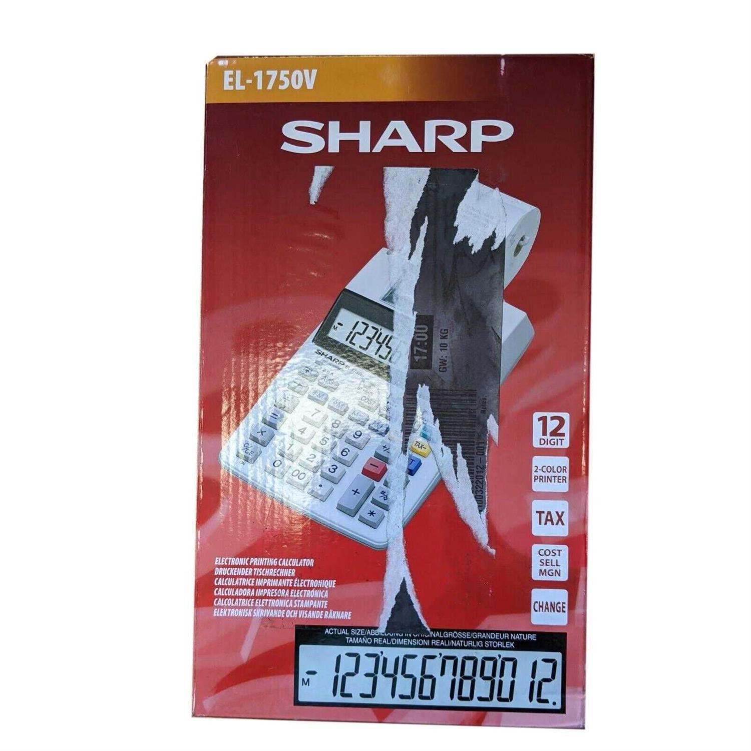 Sharp 12 Digit Printing Calculator