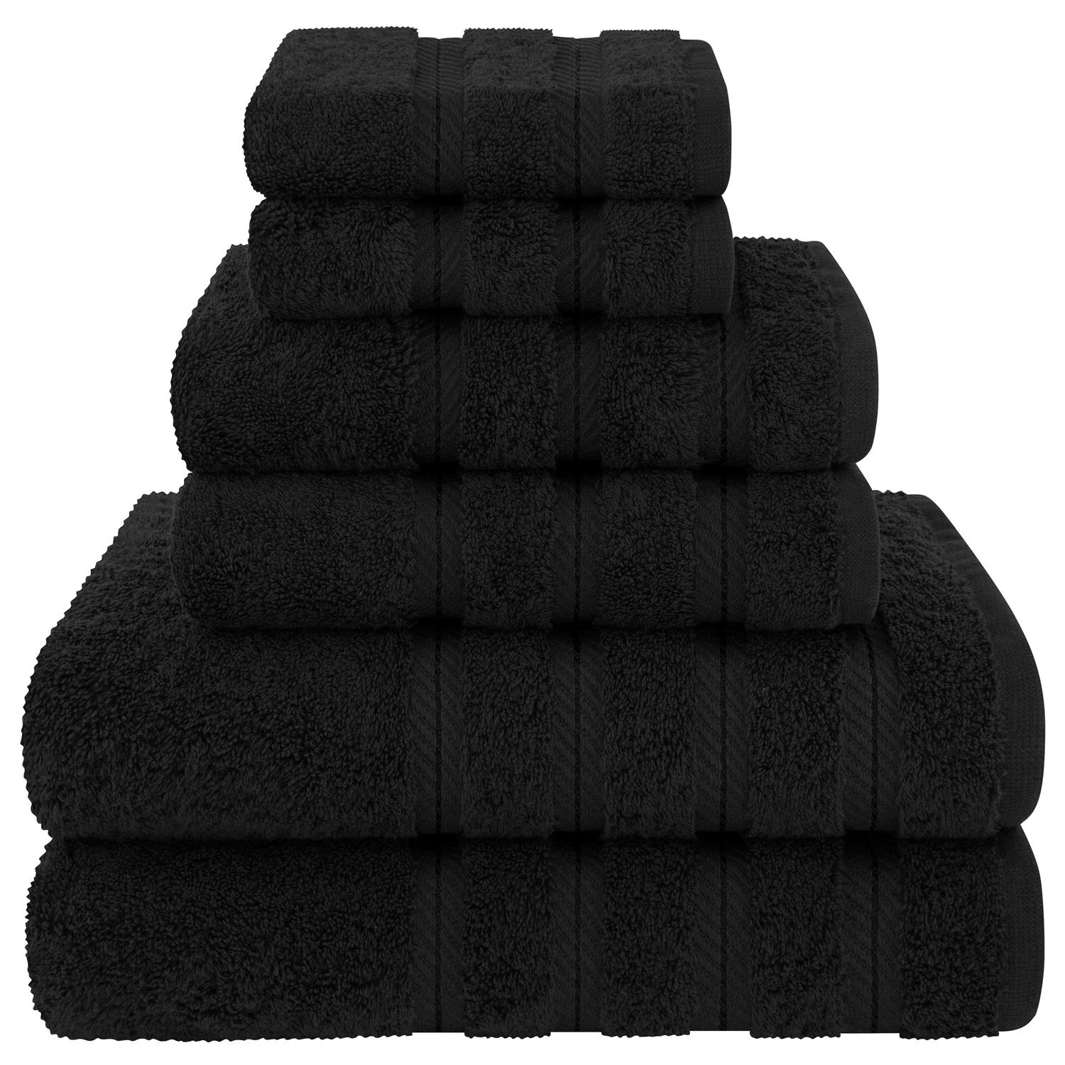 American Soft Linen 6 Piece Turkish Cotton Luxury Towel Set