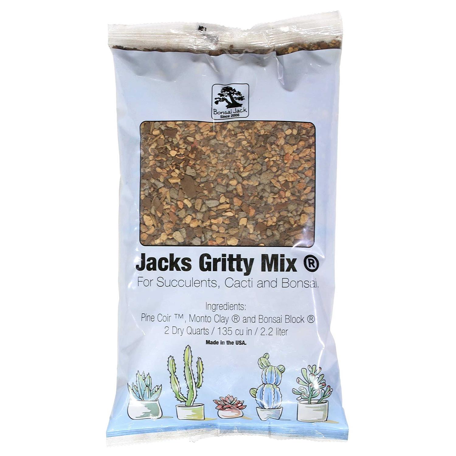Bonsai Jack Succulent and Cactus Soil Jacks Gritty Mix