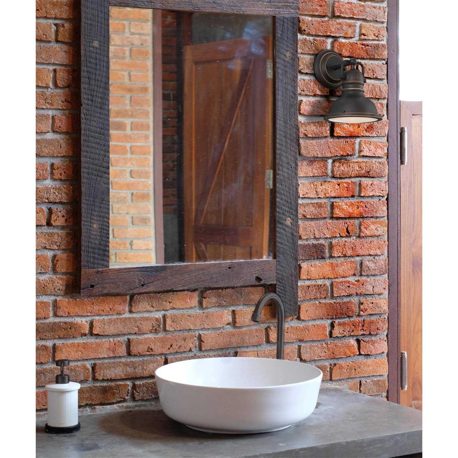 Westinghouse Lighting Boswell One-Light Oil-Rubbed Bronze Indoor Wall Fixture 6116100