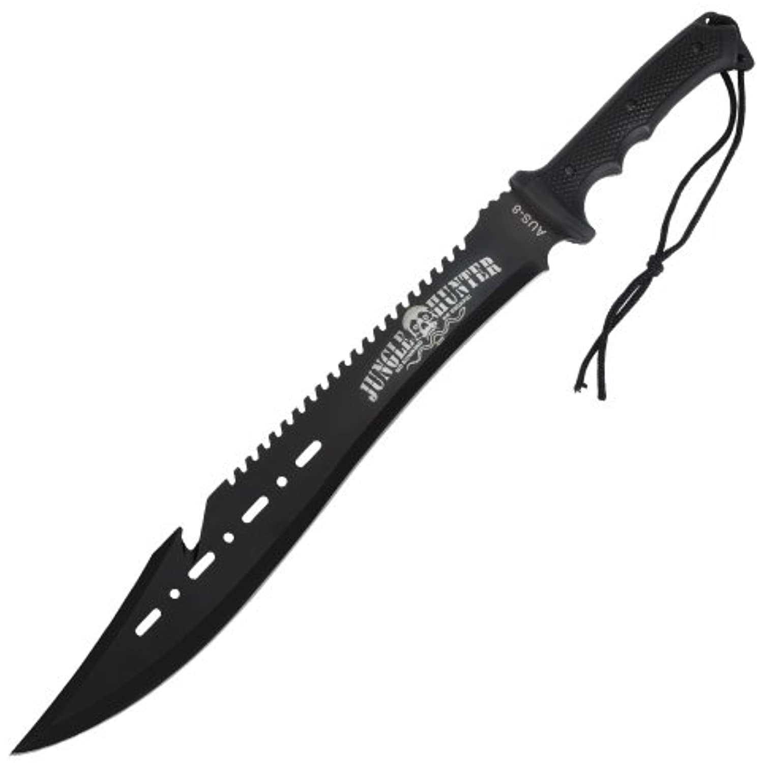 Black Legion Jungle Hunter Machete with Nylon Sheath and Lanyard