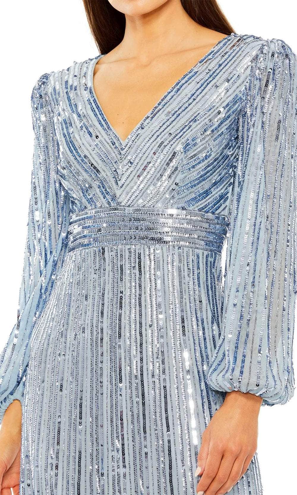 Sequin Bishop Sleeve Dress