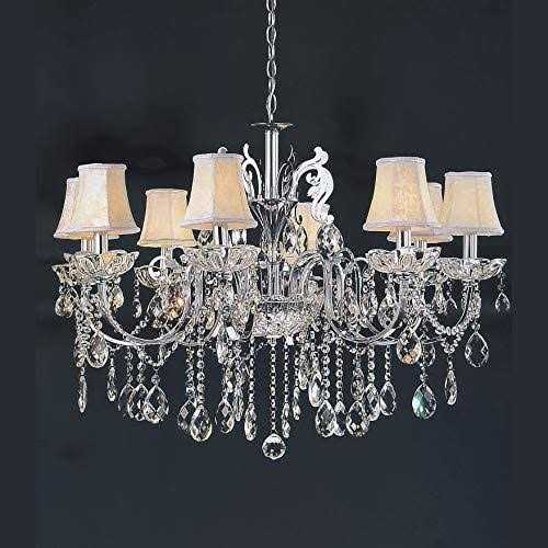 VOVOV 16 Pack 20 Hanging Crystals for Chandeliers Clear Teardrop Crystal Chandelier Pendants Parts Beads