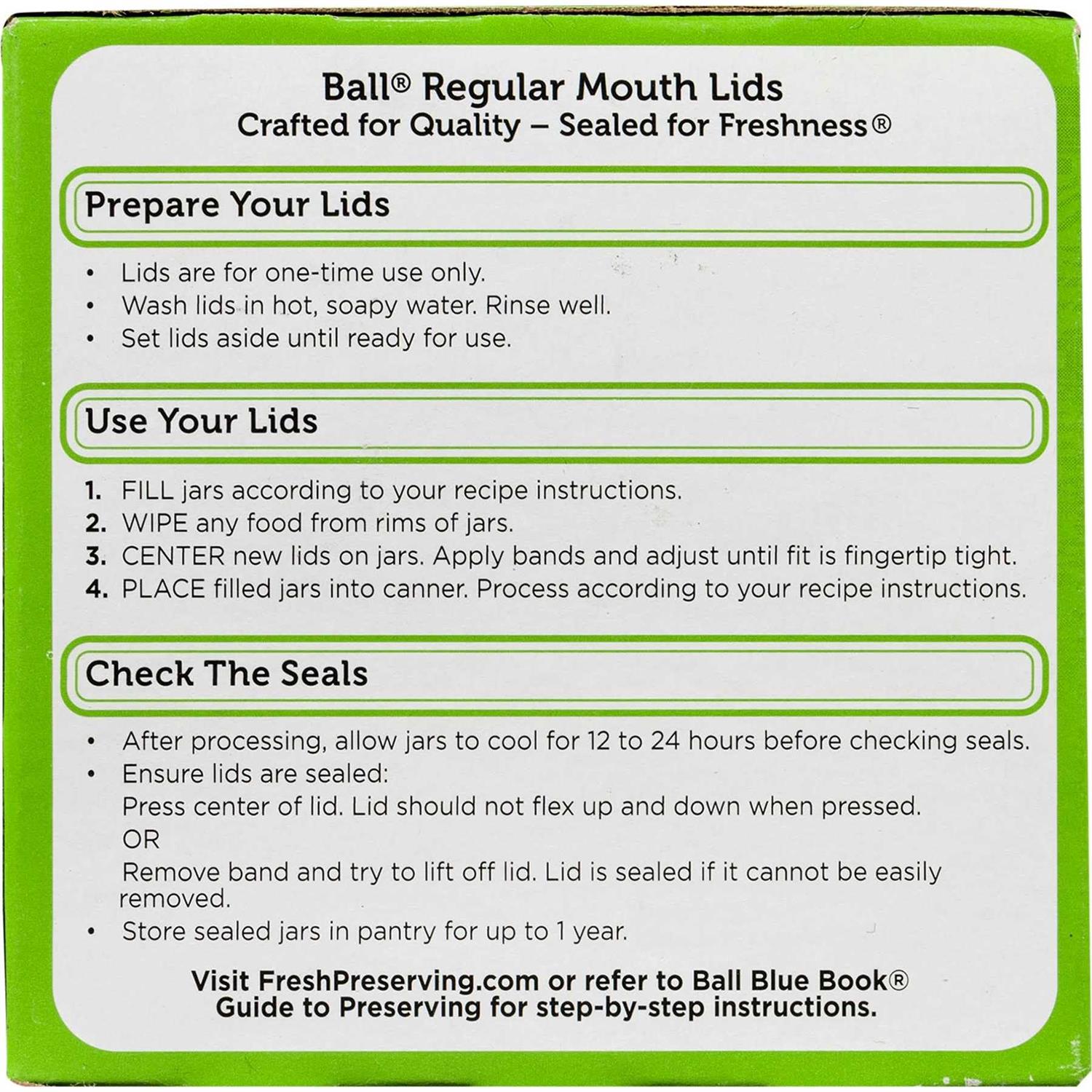 Ball Lids Regular Mouth