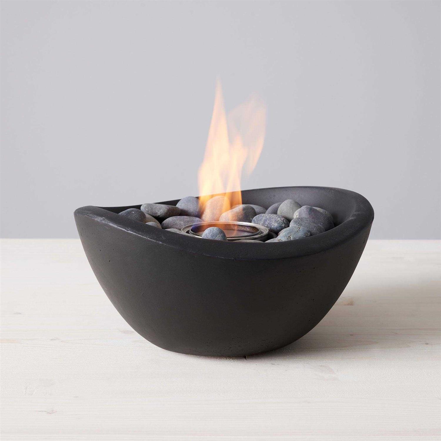 TerraFlame Wave Table Top Fire Bowl Gel Fuel