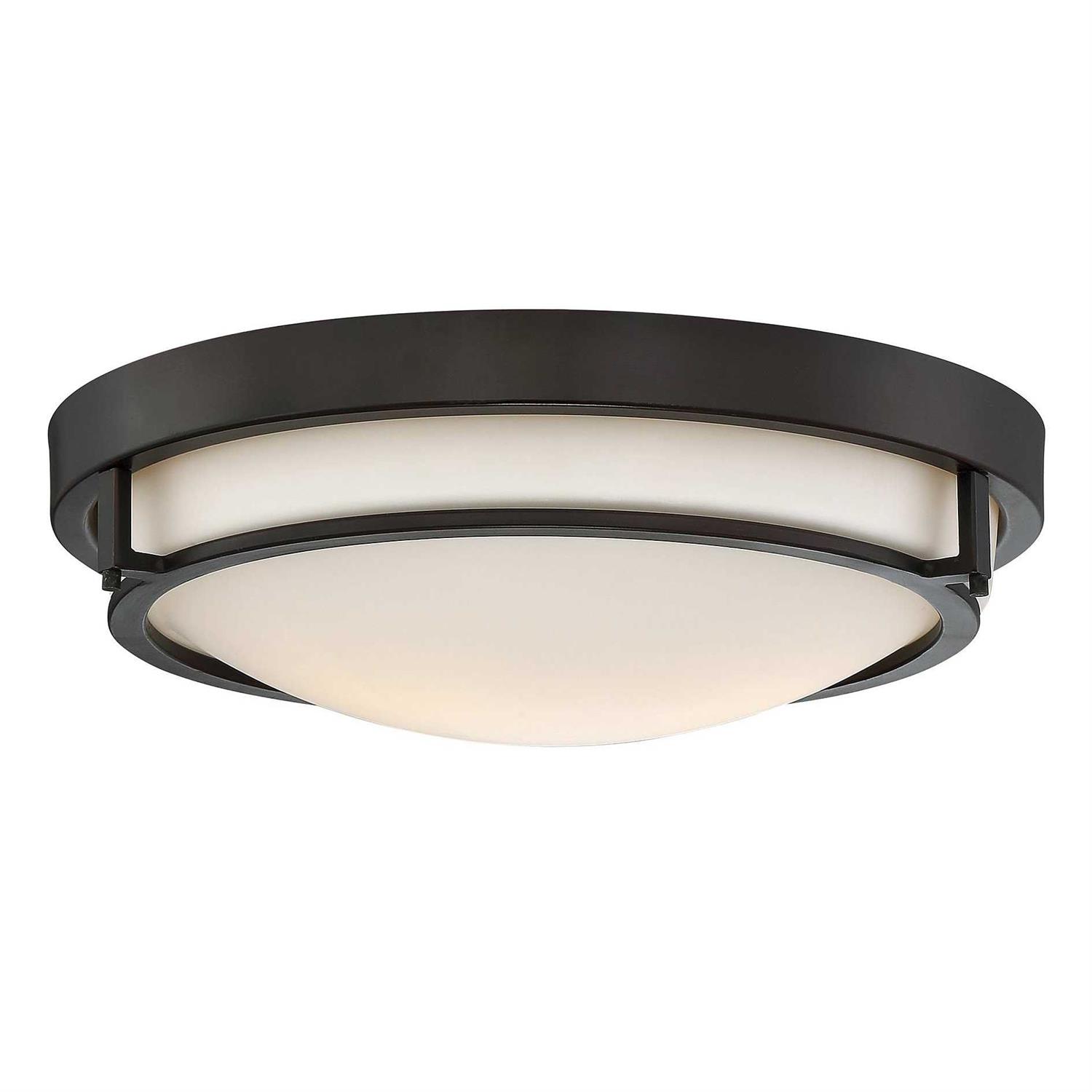 Trade Winds Lighting Slim Ceiling Light Nickel