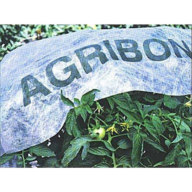 25′ / 50′ / 100′ Agribon Ag-19 Floating Row Crop Cover / Frost Blanket / Garden Fabric Plant Cover