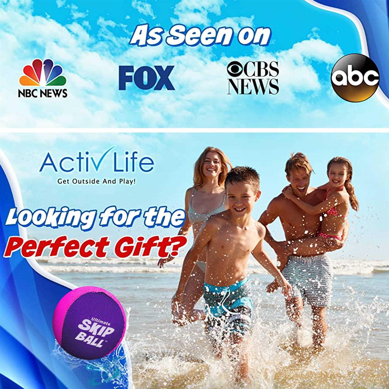 Activ Life Ultimate Skip Ball Beach Games Water Toys