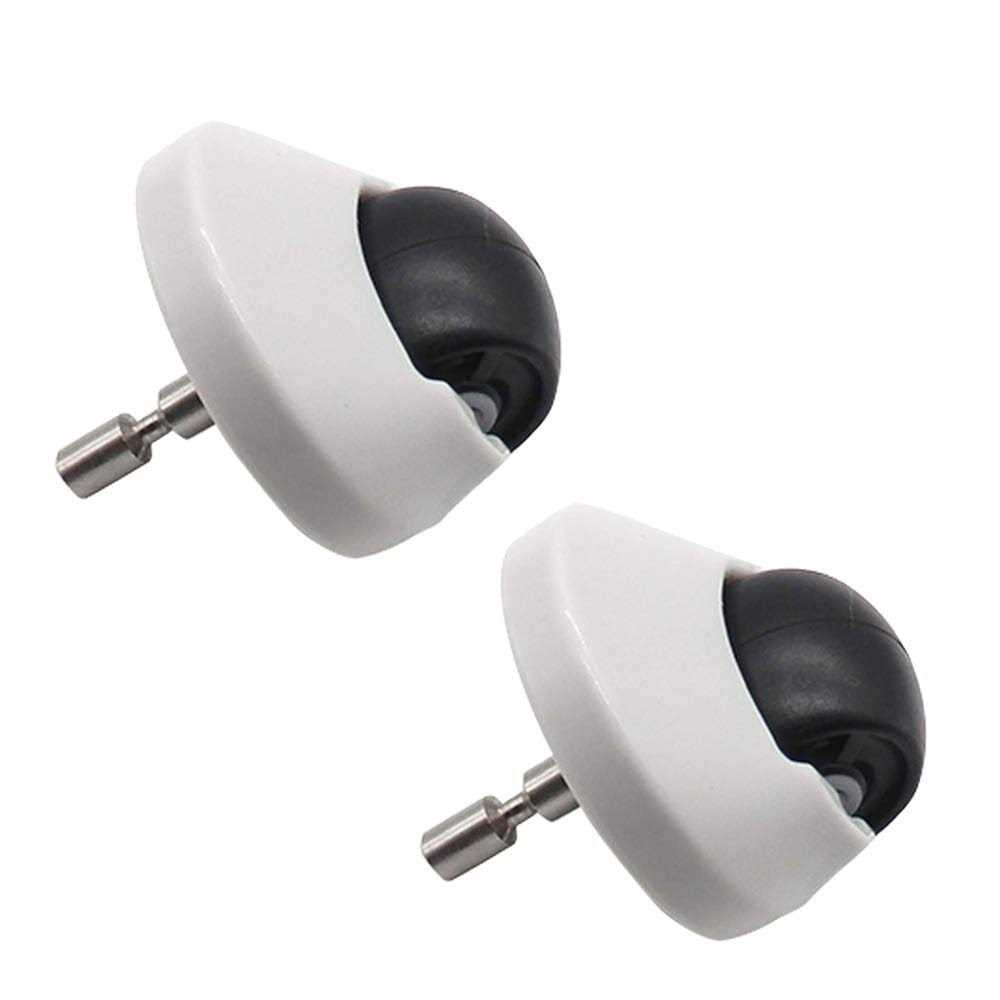 2-Pack Replacement Parts Front Wheel/Caster for Roborock E5 S5 Max S4 Max Vacuum