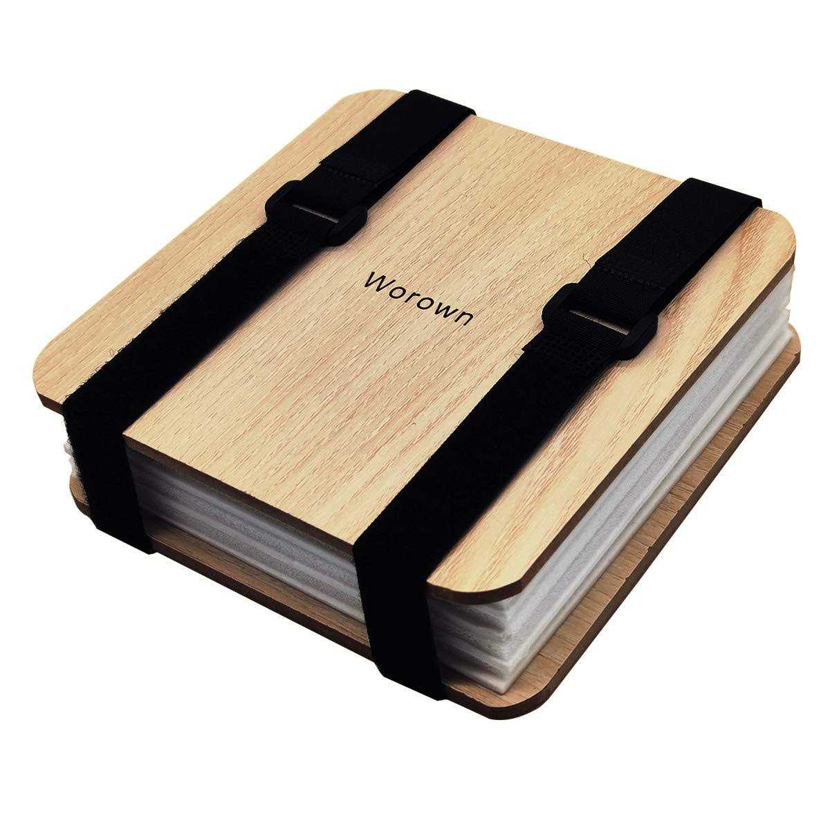 Worown Mini Flower Press Kit Leaf Press Plant Press 6 X 6 Inch 4 Layers Nature Press Kit Including Instructions