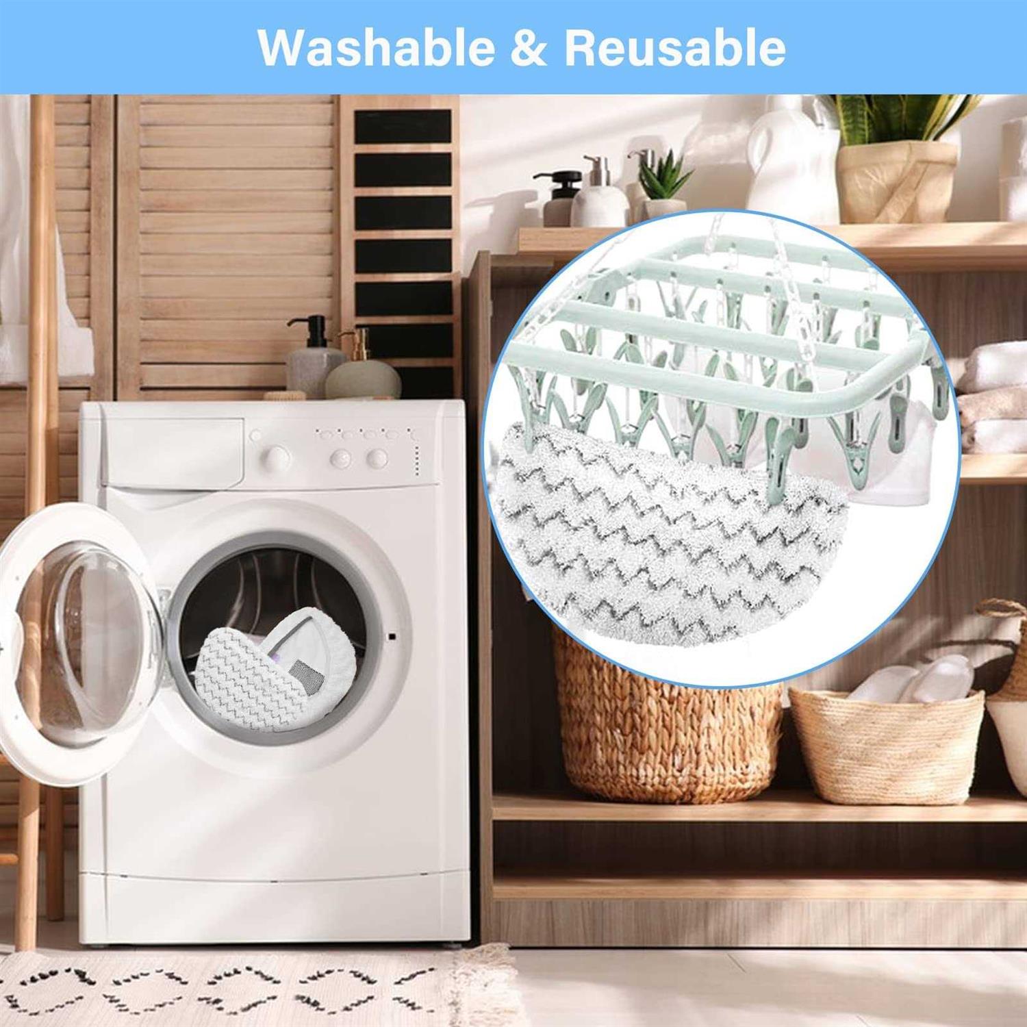 12 Pack 1940 Steam Mop Replacement Pads for Bissell Powerfresh Steam Mop 1940 1440 1806 1544 2075 2685A 2814 Series