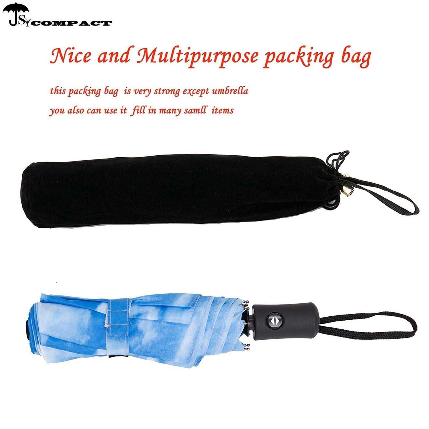 SY Compact Travel Umbrella Windproof Automatic Umbrellas-Factory Outlet Umbrella