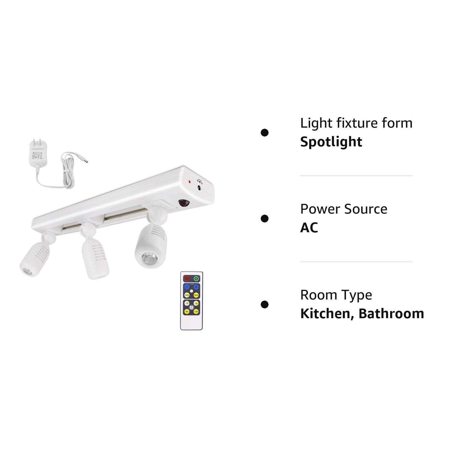 Biglight Led Track Light Dimmable Accent Lighting With Rotatable Heads