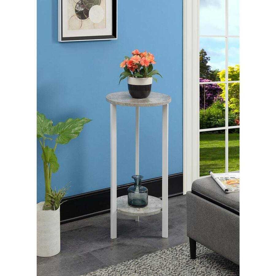 Convenience Concepts Graystone 2 Tier Plant Stand