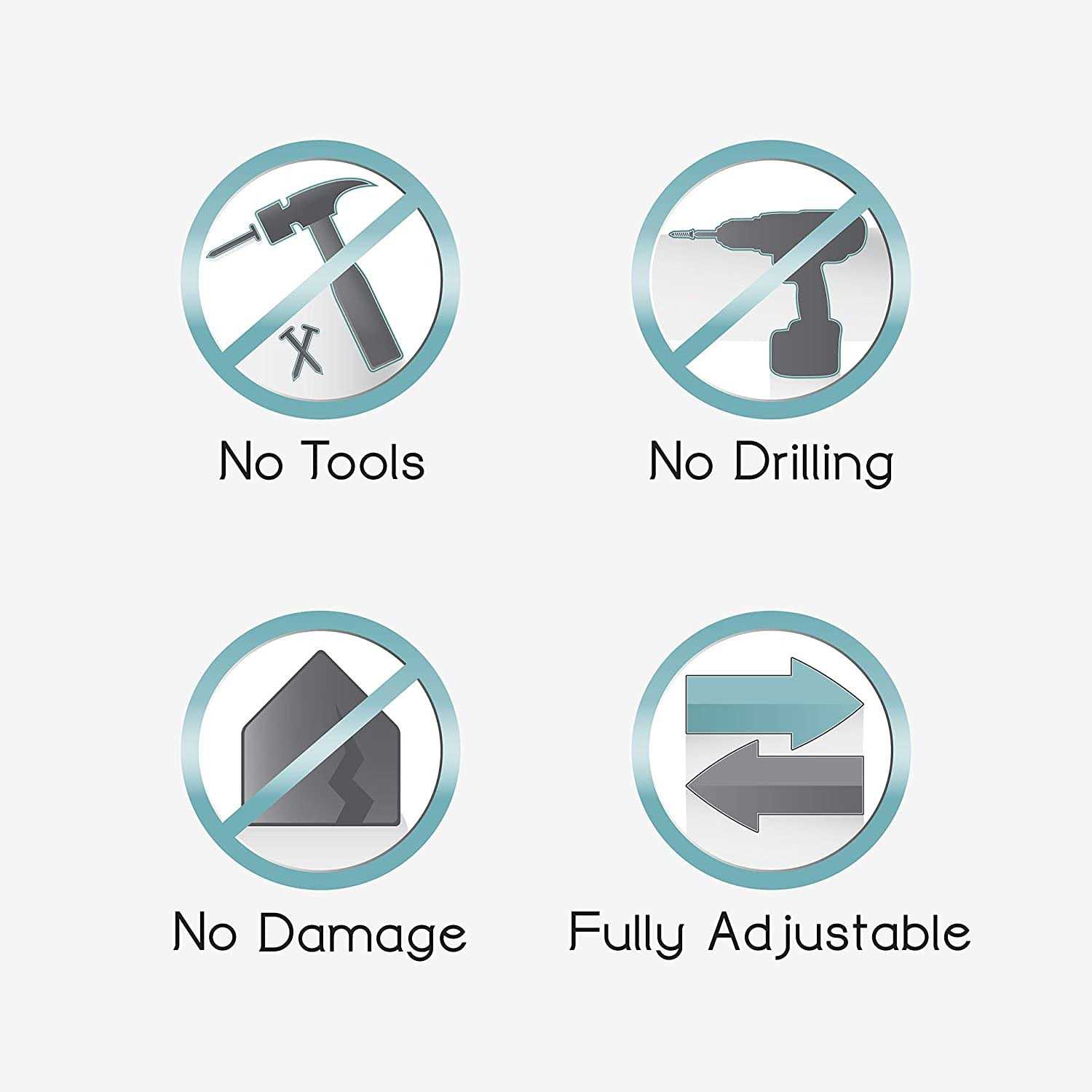 Zenith 35633hbp Aluminum Tension Curved Shower Rod