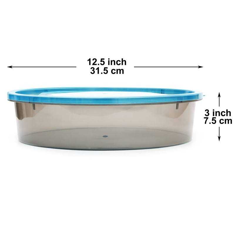 Youngever 3 Pack Pie Containers Plastic Food Storage Containers