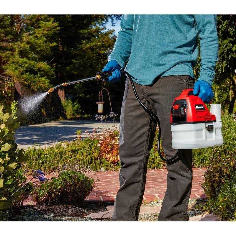 Bauer 20V Lithium-Ion Cordless 1 Gallon Chemical Sprayer
