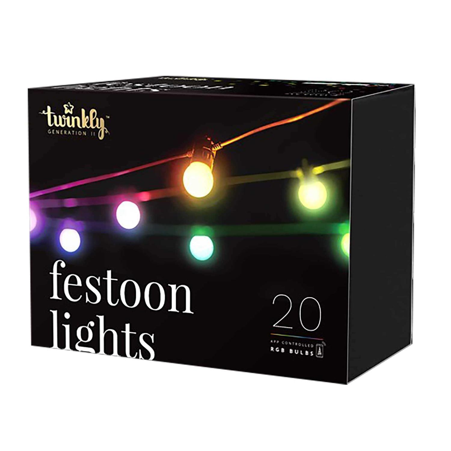 Twinkly Smart Lights Festoon 20 RGB LED Generation II