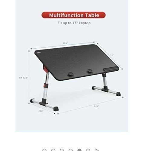 Saiji Laptop Bed Tray Desk Adjustable Laptop Stand for Bed