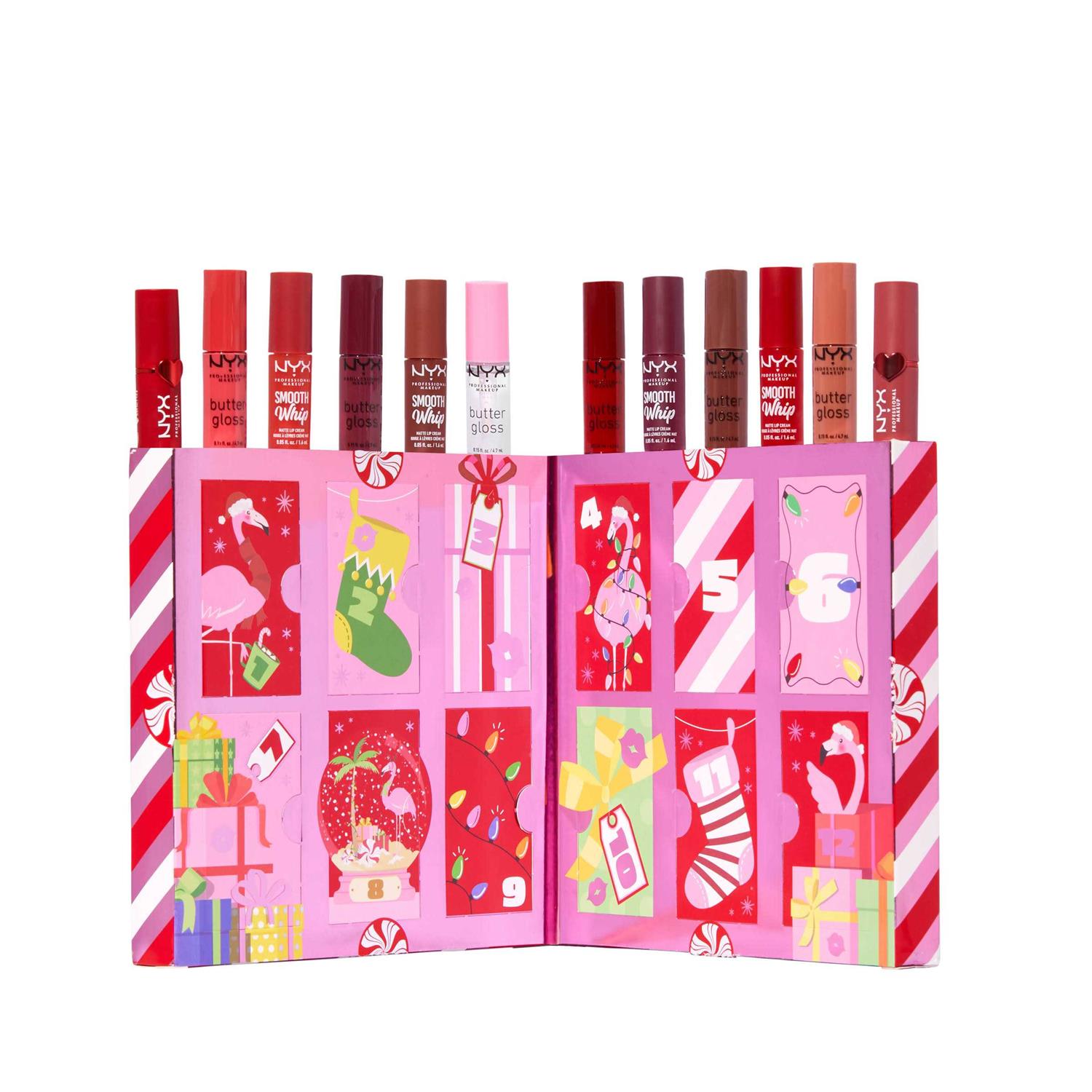 Advent Calendar NYX Professional Makeup 12 Days Of Kissmas