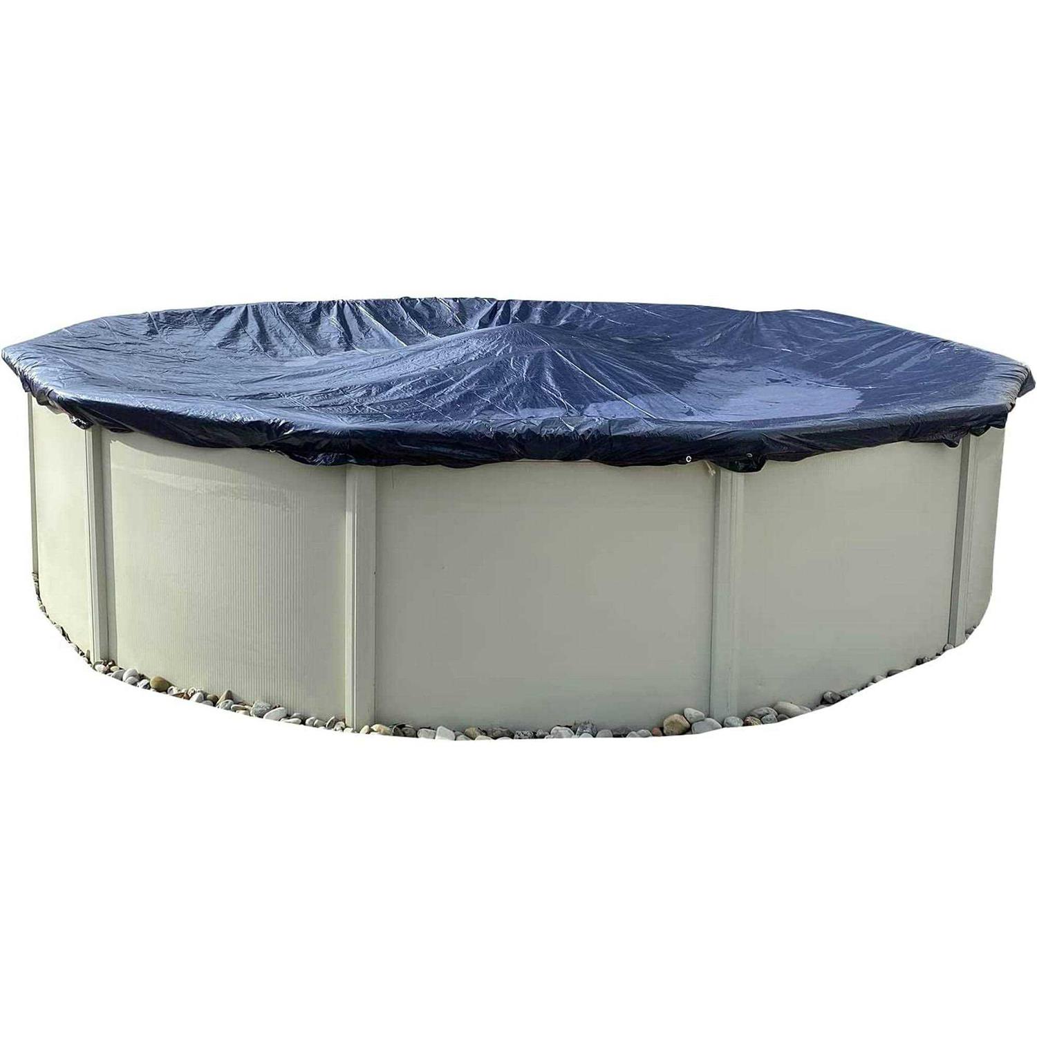 Winter Block Pool Cover for Above Ground Round Pool Includes Winch and Cable