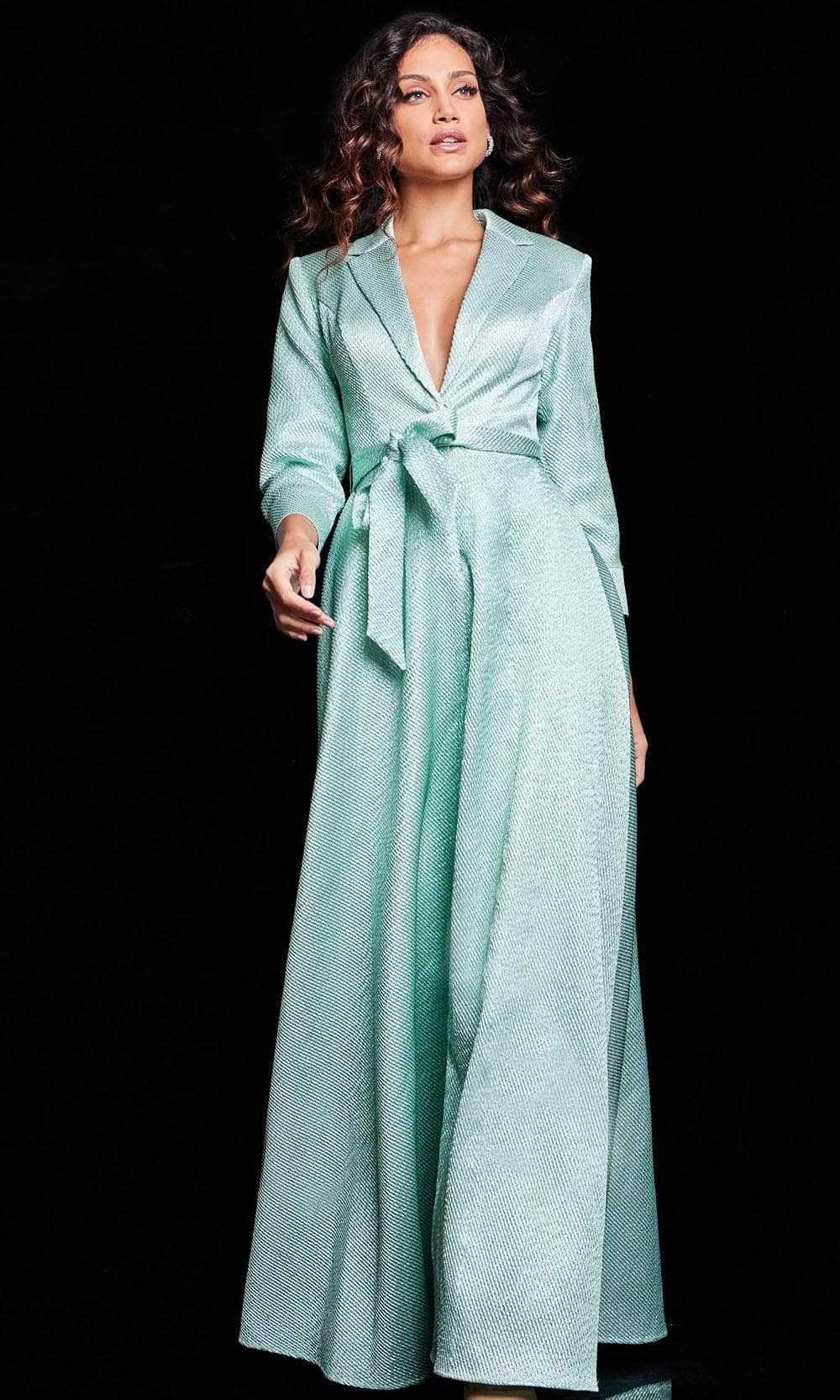 Tie Waist Evening Dress