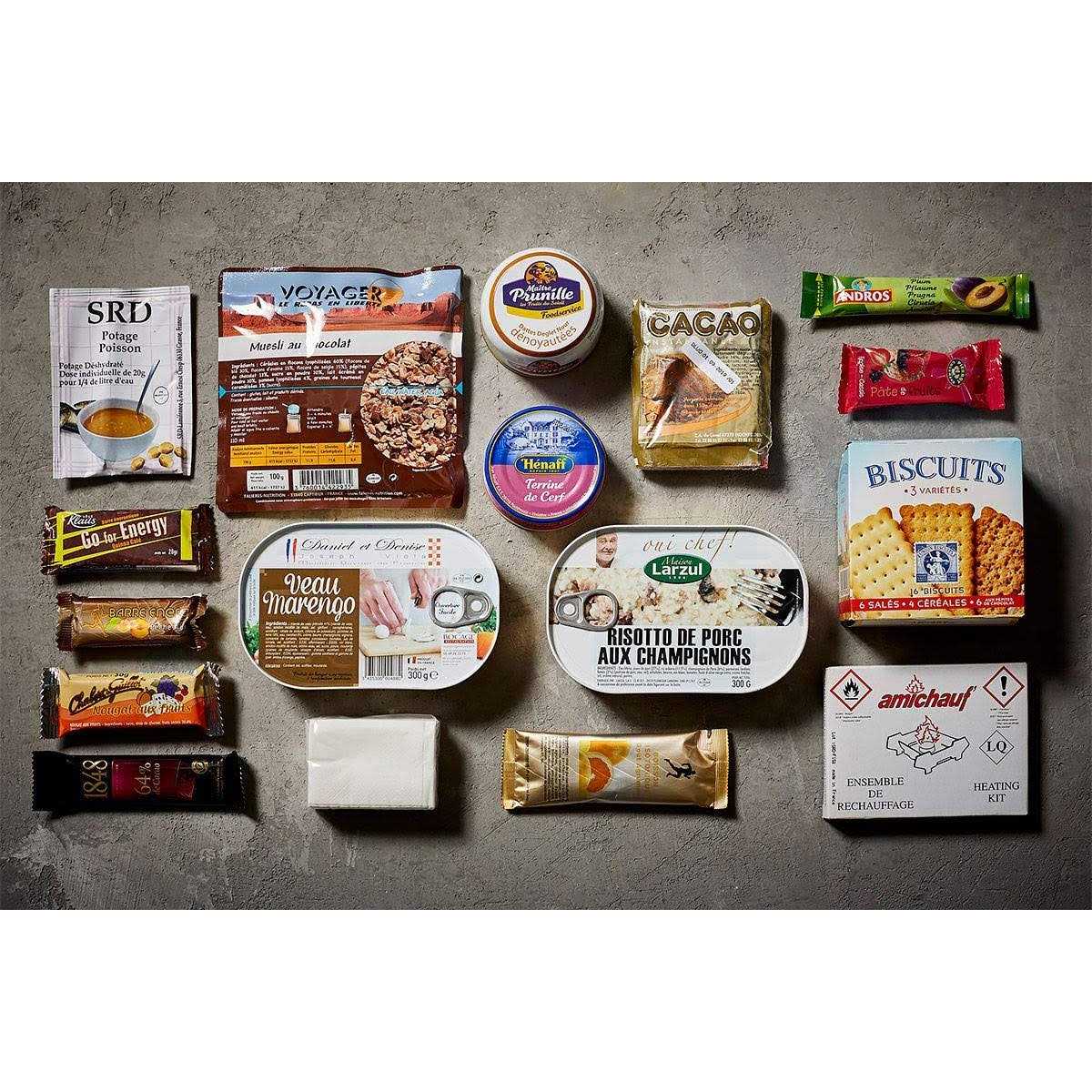 New French Mre Army Ration Meal Ready To Eat Emergency Food Supp