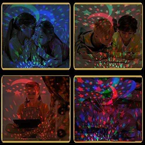 Toys for 3-8 Year Old Girls,Timer Rotation Star Projector Night Light Kids Twinkle Lights