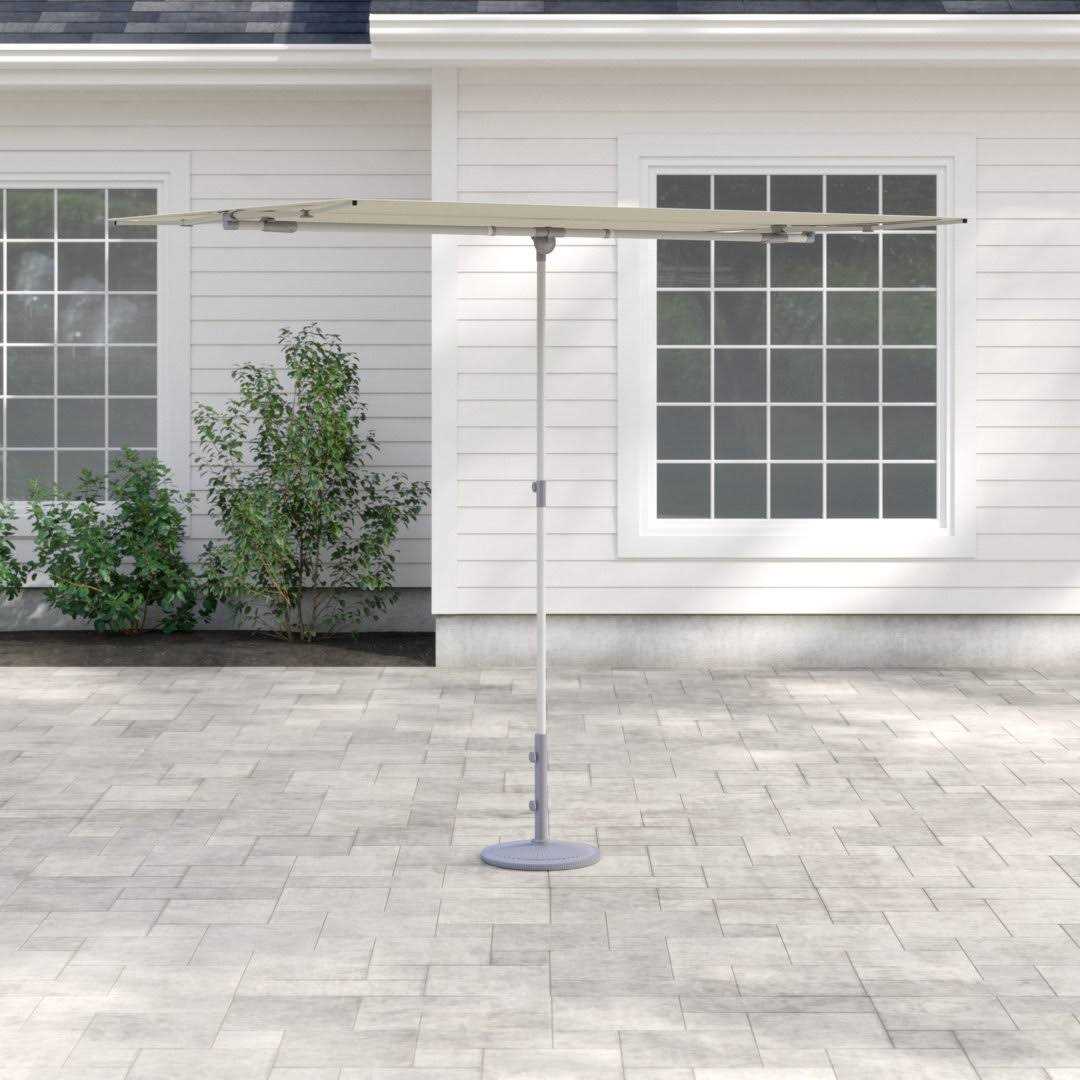 Wade Logan® Aleshya 5′ x 7′ Rectangular Market Umbrella Fabric