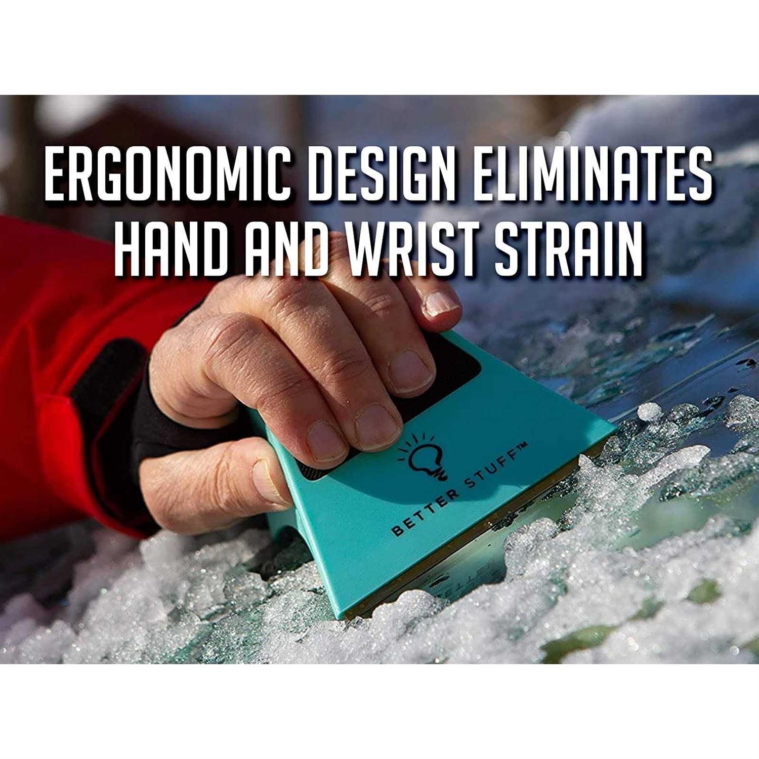 BETTER STUFF WINS USA NETWORK’S AMERICA’S BIG DEAL– Best Ice Scraper for Car Windshield – Conforms to Window – Chip & Clear Ice in Same Motion –