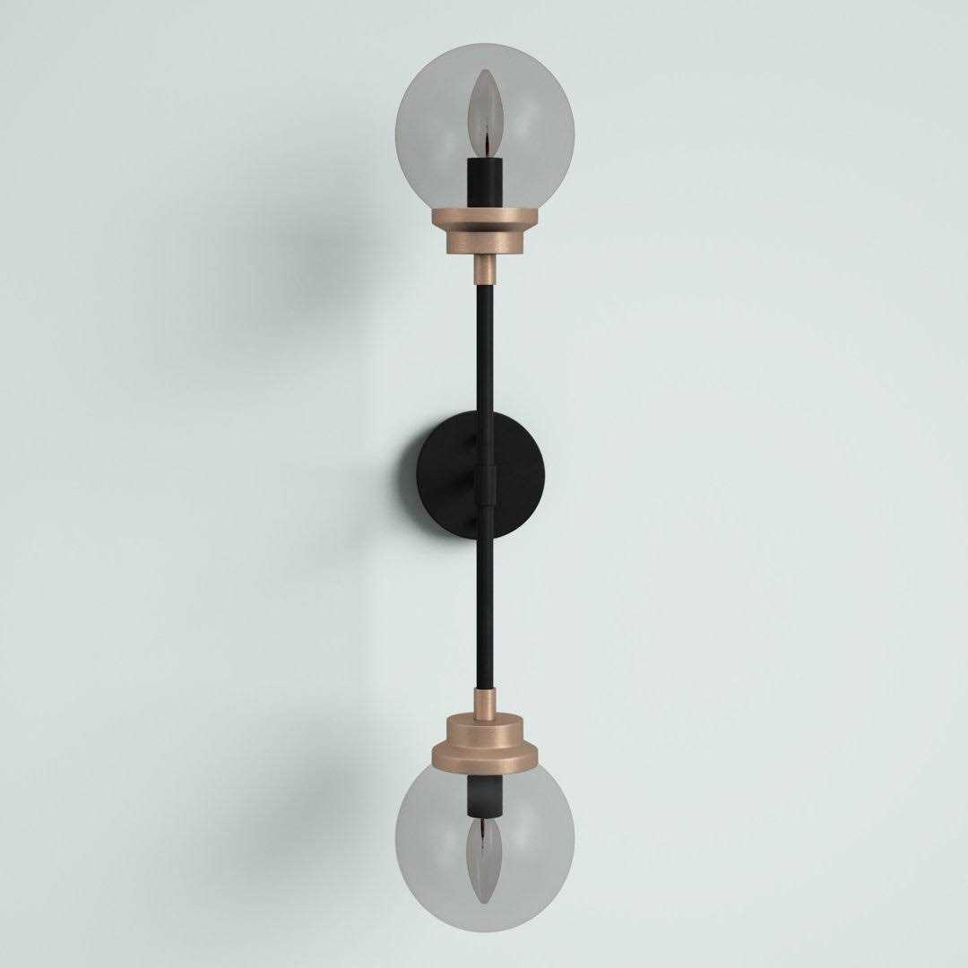 Breit 2-Light Dimmable Vanity Light Mercury Row Finish