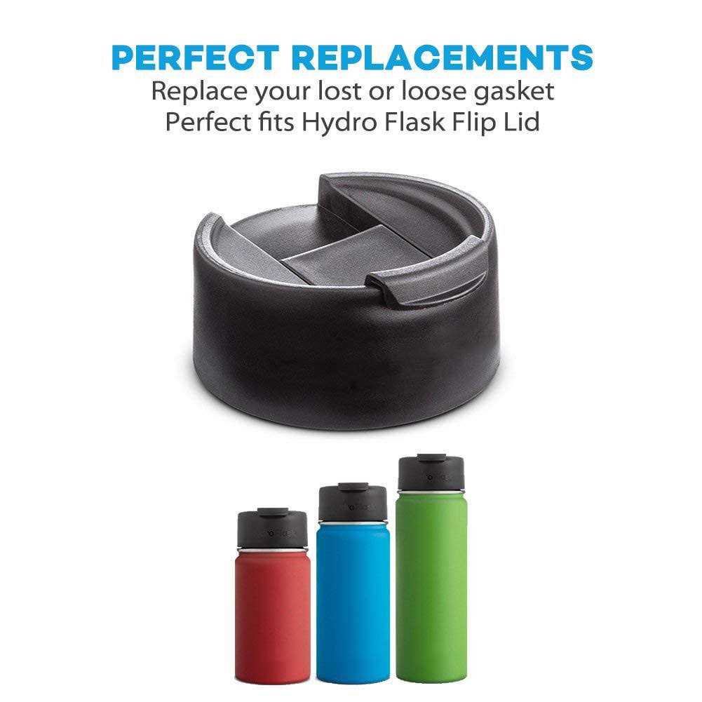 3-Pack Hydro Gaskets Seals Replacement for Hydro Flask Wide Mouth Flip Lid Cap Bpa-Free Rubber Stoppers