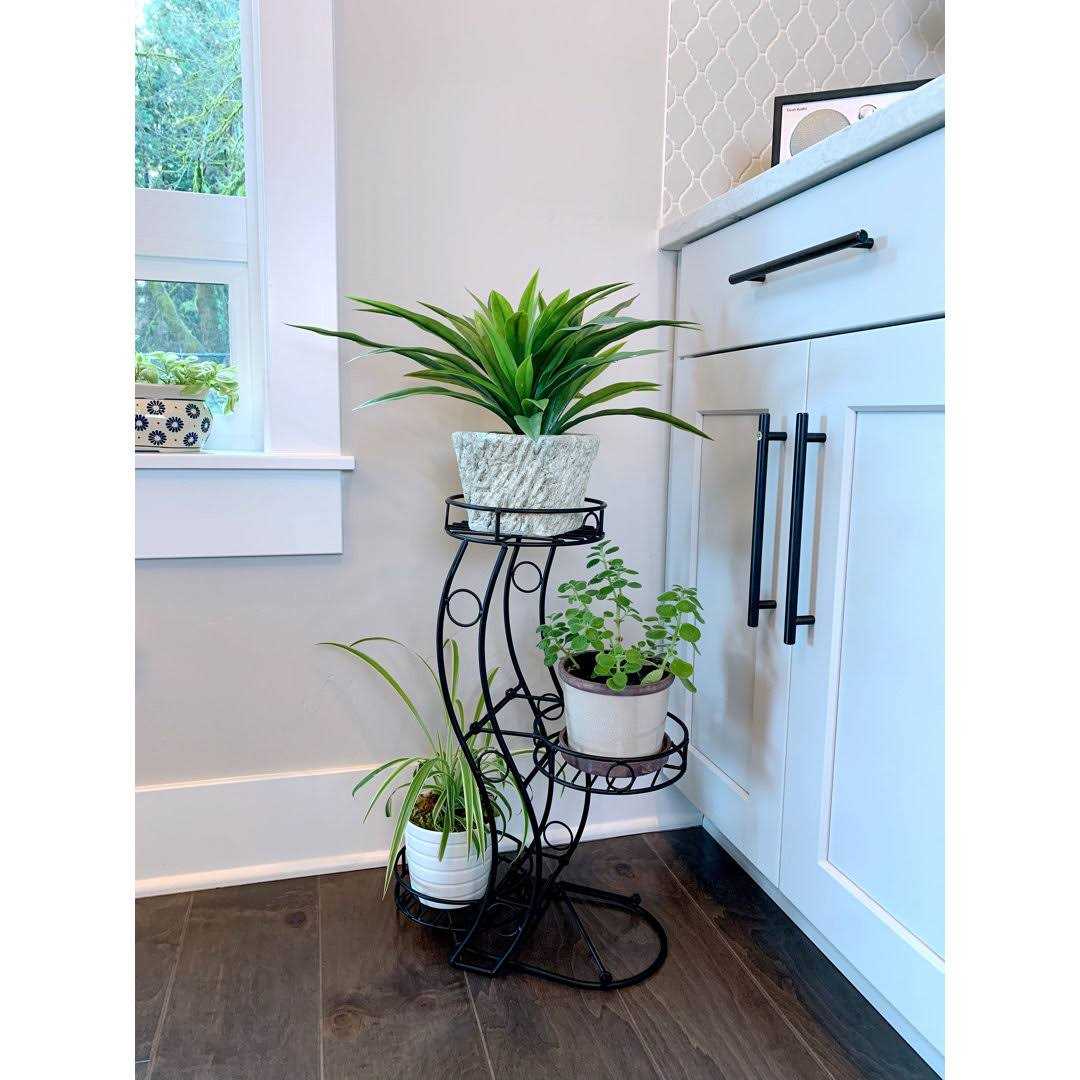 Cocoyard Three Flower Pots Collapsible Plant Stand